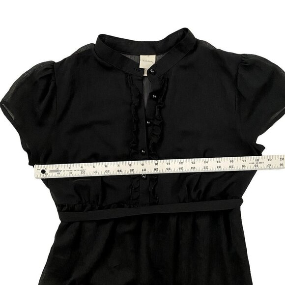 ๐ 3/$25 ๐ Merona | Sheer Dress with a Back Slip Attached | Black |Medium - Picture 8 of 10